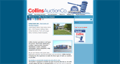 Desktop Screenshot of collinsauction.com